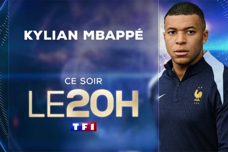 Kylian Mbappé invité du JT de 20 Heures de TF1 ce mardi 18 mars 2025