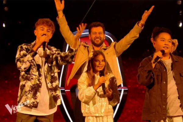 Replay "The Voice Kids" : Louis, Louanne et Tymao chantent "L'amour" de Christophe Maé, Amadou &amp; Mariam (vidéo)