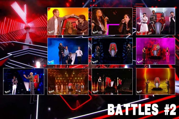 "The Voice" samedi 22 avril 2023 : Voici les 10 Battles de la soirée - Vidéo