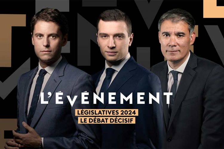 L'Événement - Législatives 2024, le débat décisif sur France 2 jeudi 27 juin 2024, les invités de Caroline Roux