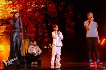 Replay "The Voice Kids" : Inès, Liam et Ambroise chantent "Mistral Gagnant" de Renaud (vidéo)
