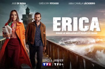 La série &quot;Erica&quot; avec Julie de Bona et Grégory Fitoussi diffusée sur TF1 à partir du 6 janvier 2025