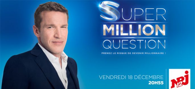 Retour de Benjamin Castaldi sur NRJ 12 avec un nouveau jeu :  “Super Million Question”