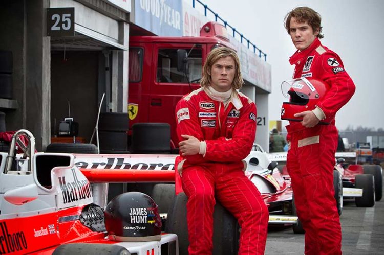 &quot;Rush&quot; de Ron Howard avec Daniel Brühl et Chris Hemsworth à revoir sur ARTE dimanche 7 juillet 2024 (vidéo)