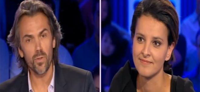 “On n&#039;est pas couché” : Aymeric Caron tacle  Najat Vallaud-Belkacem sur le cumul des mandats