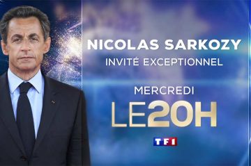Nicolas Sarkozy invité du JT de 20H de TF1 mercredi 23 août 2023