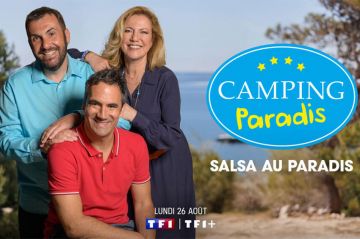 Inédit de &quot;Camping Paradis&quot; lundi 26 août 2024 sur TF1 avec Natacha Amal et Alex Goude