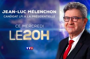 Jean-Luc Mélenchon invité du 20H de TF1 mercredi 17 novembre