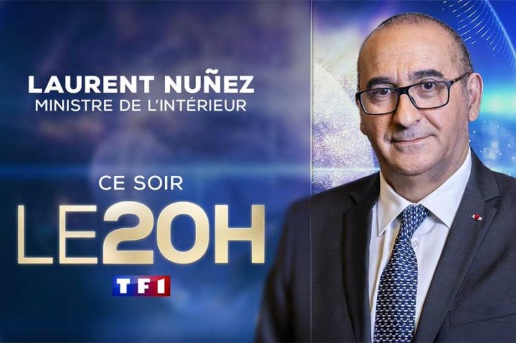Incendies en France : Laurent Nuñez invité du 20 Heures de TF1 ce vendredi 24 juillet 2026