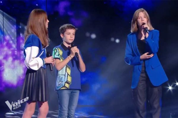Replay "The Voice Kids" : Eloane, Noéline et Lowen chantent "Barracuda" de Julien Doré (vidéo)