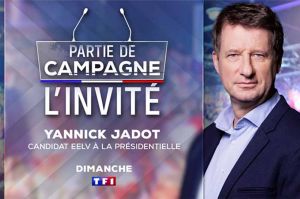 Yannick Jadot invité de « Partie de Campagne » dans le 20H de TF1 dimanche 30 janvier