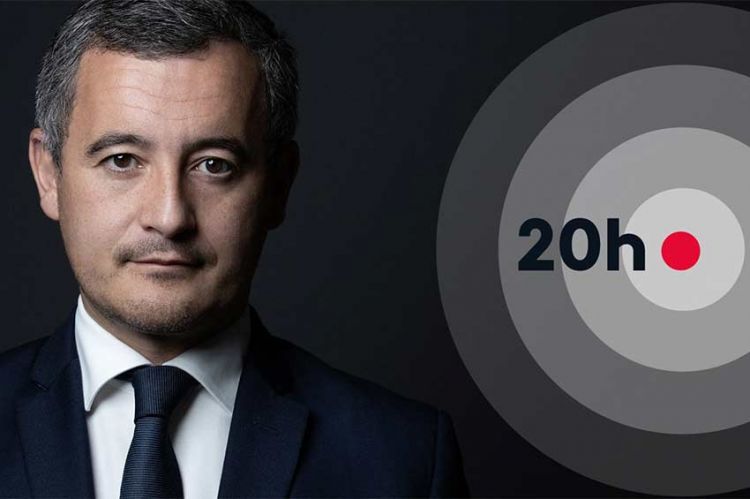 Gérald Darmanin invité du 20H de France 2 ce jeudi 6 mars 2025