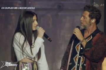 Replay &quot;Star Academy&quot; : Lénie et Christophe Maé chantent à Bercy &quot;Il est où le bonheur&quot; - Vidéo