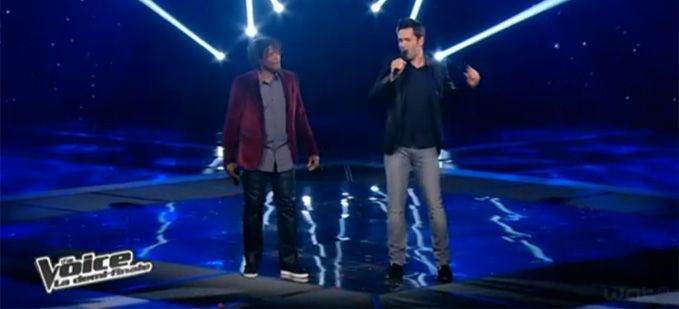 Vidéo Replay “The Voice” : Yoann Fréget et Emmanuel Djob « Many Rivers to Cross »