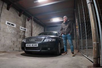 Restauration d&#039;une Audi S4 V8 Cabriolet  dans &quot;Vintage Mecanic&quot; sur RMC Découverte mardi 23 septembre 2025