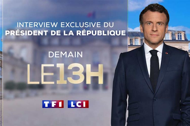 Emmanuel Macron s'exprimera au JT de 13H de TF1 & de France 2 mercredi 22 mars 2023