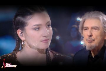 Replay Star Academy : Lénie, Axel &amp; Emma Daumas chantent un medley avec Serge Lama - Vidéo