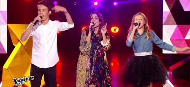 Replay “The Voice Kids” : Jenifer, Lou &amp; Achille « Bubble star »  de Laurent Voulzy (vidéo)