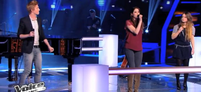 Replay “The Voice” : la battle Florence, Leila et Elliott sur « C’est dit » de Calogéro (vidéo)