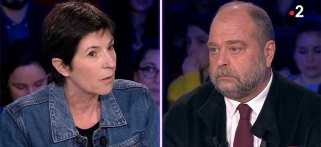 “On n&#039;est pas couché” : le clash entre Éric Dupond-Moretti et Christine Angot (vidéo)