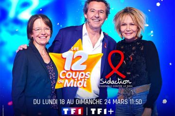 &quot;Les 12 Coups de Midi&quot; : semaine spéciale Sidaction du 18 au 24 mars 2024 sur TF1