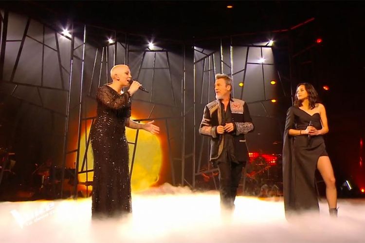 Replay “The Voice” : Marghe, Giada & Florent Pagny chantent « Vivo per lei » (vidéo)