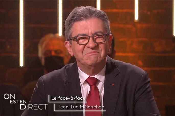 Replay “On est en direct” : Jean-Luc Mélenchon dans le « Face à Face » de Laurent Ruquier & Léa Salamé (vidéo)