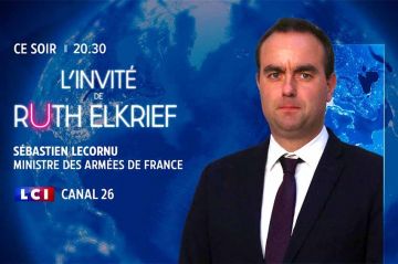 Sébastien Lecornu, Ministre des Armées de France, invité ce soir de Ruth Elkrief sur LCI à 20:30