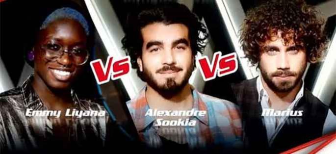 Replay “The Voice” : l'épreuve ultime d'Emmy Liyana, Alexandre Sookia &amp; Marius (vidéo)