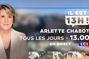 “Il est 13h!” : nouveau rendez-vous sur LCI avec Arlette Chabot du lundi au vendredi