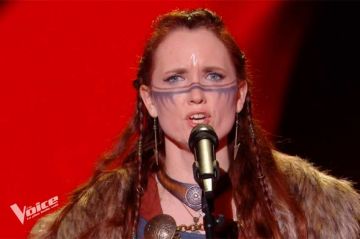 "The Voice" : Marie Flamme chante "Sacrifice", un chant viking - Vidéo