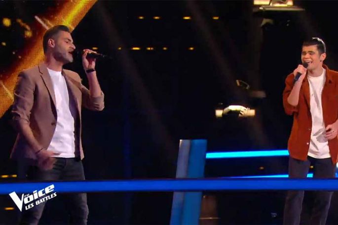 Replay “The Voice” : Axel &amp; Nyr chantent « Locked Out Of Heaven » de Bruno Mars (vidéo)