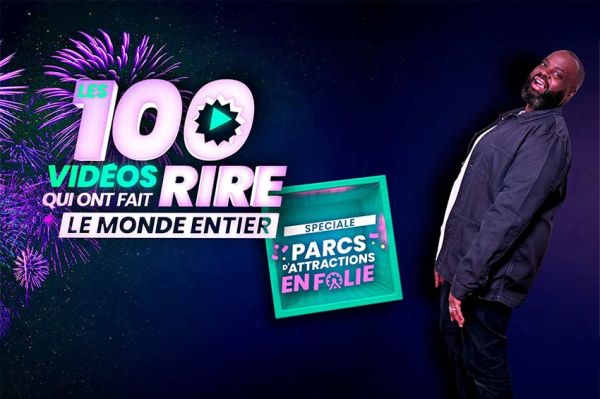 &quot;Les 100 vidéos qui ont fait rire le monde entier - Spéciale parcs d&#039;attractions en folie&quot; sur Gulli mercredi 9 juillet 2025