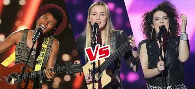 Replay “The Voice” : l&#039;épreuve ultime de Tamara, Mélodie Pastor et Louisa Rose (vidéo)