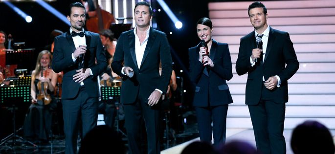 “Tenue de soirée exigée” spéciale crooners avec Alessandra Sublet sur France 2 : les invités