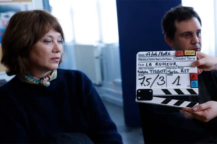 Julien Gaspar-Oliveri incarne Samuel Paty dans "La rumeur", une fiction en tournage pour France Télévisions