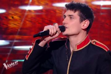 The Voice - Gwendal White chante &quot;Allumer le feu&quot; de Johnny Hallyday (video)