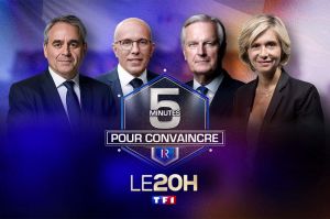 Les candidats Les Républicains invités du JT de 20H de TF1 du 22 au 25 novembre