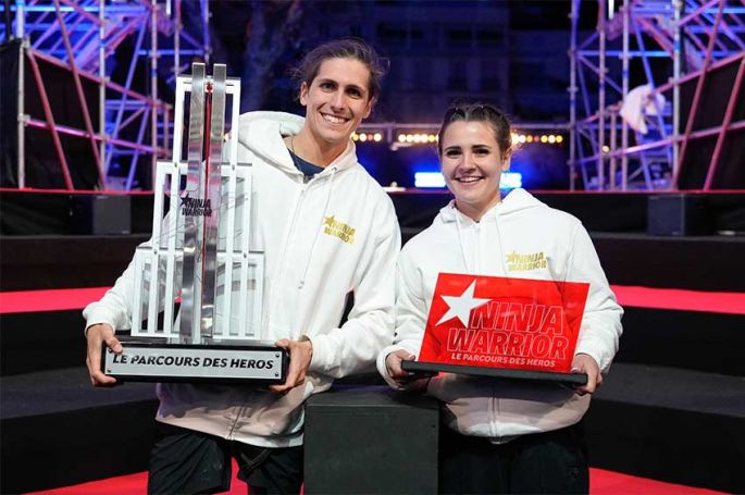 Matthias Noirel remporte la finale de &quot;Ninja Warriors, face aux légendes&quot; sur TF1 - Vidéo
