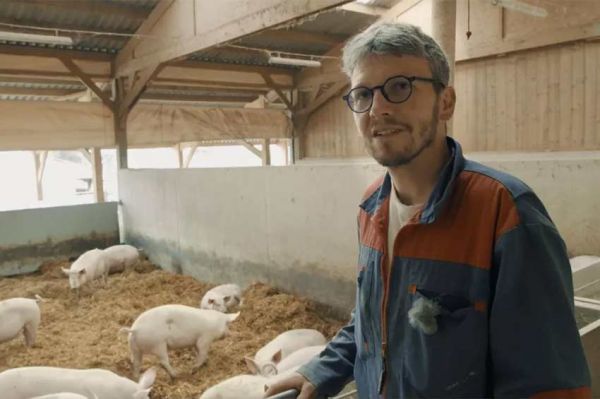 "Sur la paille" : Olivier Tanguy, éleveur de porcs bio confronté à la crise, mercredi 26 février 2025 sur France 2