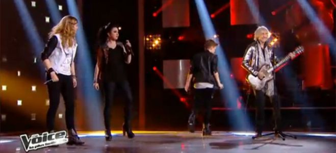 Vidéo Replay “The Voice” : Louis Bertignac et ses talents interprètent « Cryin&#039; »