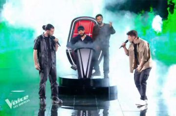 &quot;The Voice&quot; : Ugo Cicoletta et Mickaël Jiminy chantent &quot;L&#039;odeur de l&#039;essence&quot; d&#039;Orelsan en Battle - Vidéo