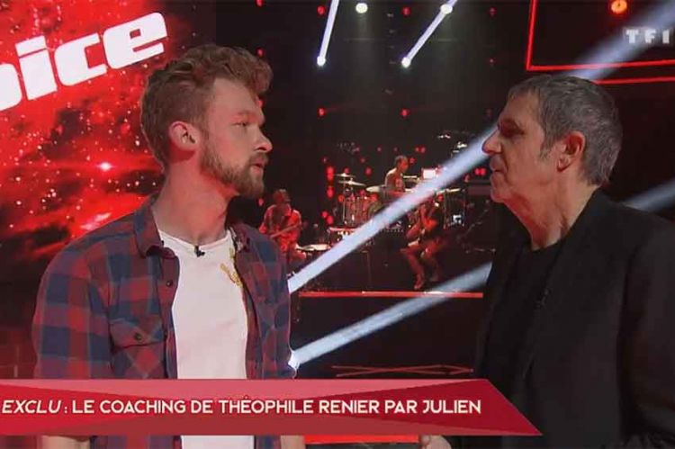 “The Voice” : le coaching de Théophile Rénier par Julien Clerc sur « Tu m&#039;oubliras » de Larusso (vidéo)