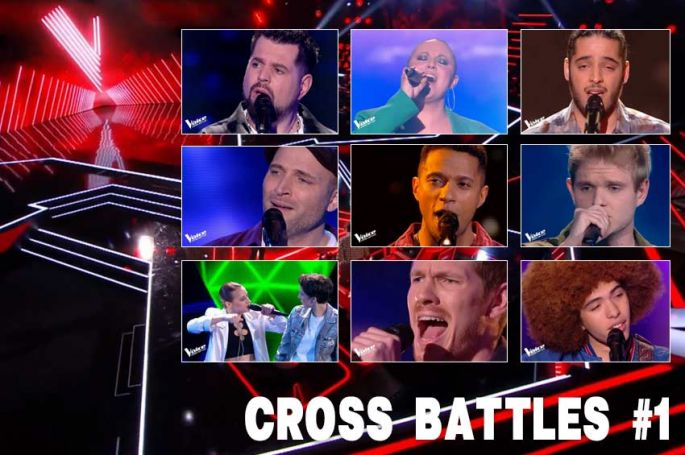 Replay &quot;The Voice&quot; samedi 6 mai 2023 : Voici les 16 prestations des Cross Battles - Vidéo