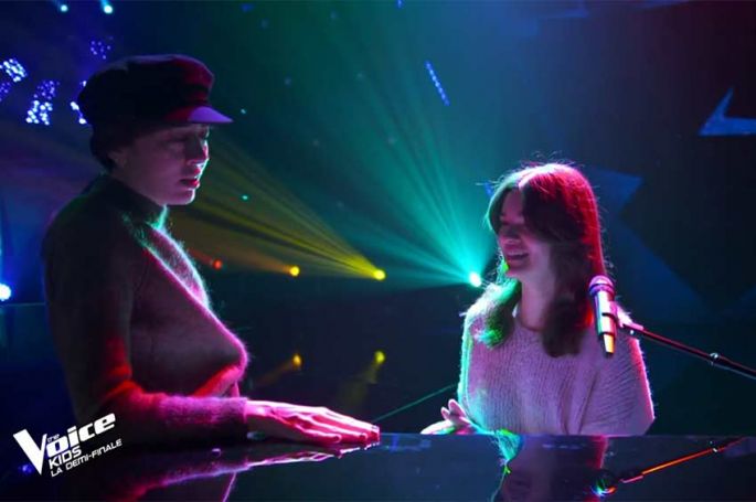 &quot;The Voice Kids&quot; : Nolwenn Leroy émue aux larmes par Lou-Agathe sur les répétitions de la demi-finale, mardi 22 août 2023 sur TF1 - Vidéo