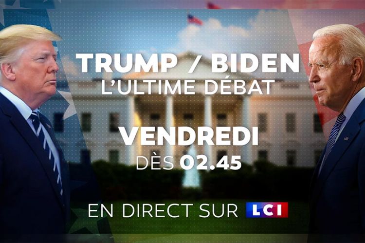 LCI diffusera cette nuit le dernier débat entre Donald Trump et Joe Biden