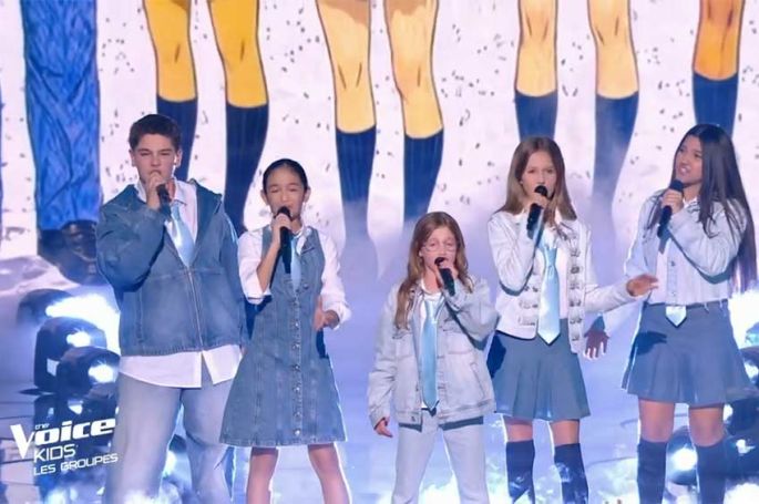 Replay "The Voice Kids" : Victoire, Lena, Aridane, Noémie et Léonie chantent « Désenchantée » (vidéo)