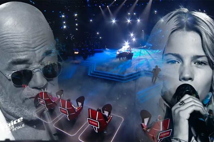 Replay &quot;The Voice Kids&quot; : Lucie et Pacal Obispo chantent &quot;Lucie&quot; - Vidéo