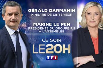 Gérald Darmanin et Marine Le Pen invités du JT de 20 Heures de TF1 ce lundi 10 juin 2024