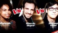 Replay “The Voice” : l'épreuve ultime de Marvin Dupré, Vincent Vinel & Manoah (vidéo)